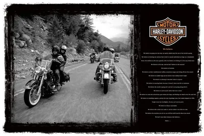 Zdjęcie produktu dla Harley Davidson – We Believe – 61 x 91,5 cm – plakat