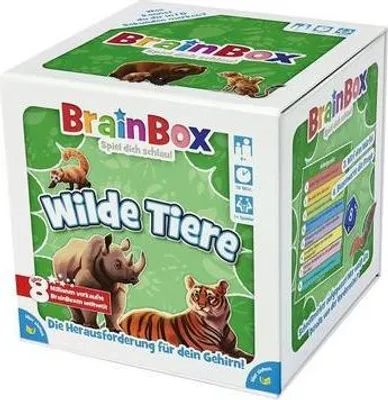 Immagine prodotto di Brain Box 94902, Animali Selvatici, gioco educativo, quiz per bambini dai 8 anni in su, dimensioni: 121mm x 126mm x 129mm