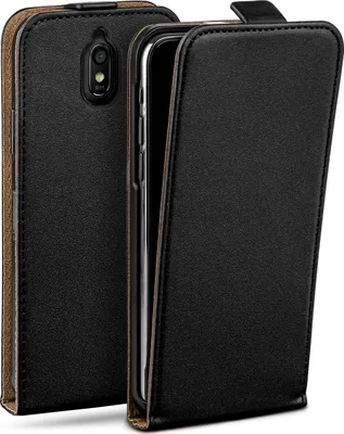 Produktbild von moex® Flip Case kompatibel mit Huawei Y625 - Hülle mit 360 Grad Schutz, Schwarz