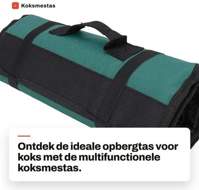 Produktbild von Multifunktioneller Messerkoffer – Tragbare Aufbewahrungstasche – 20 Fächer – Professionelle Messertasche für Köche – Küche/Werkzeug – Hochwertiges Canvas – Messertasche