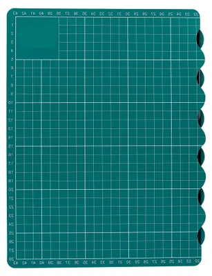Produktbild von Grüne Schneidematte, A3 A4 selbstheilende Schneideunterlage aus PVC