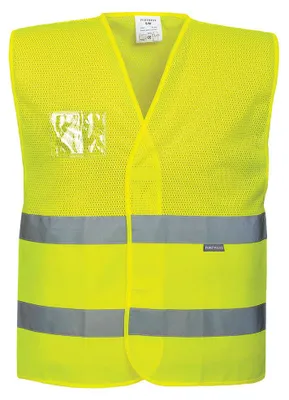 Produktbild von Portwest C494 Warnschutz-Netz Weste Yellow Gr. 4X/5X
