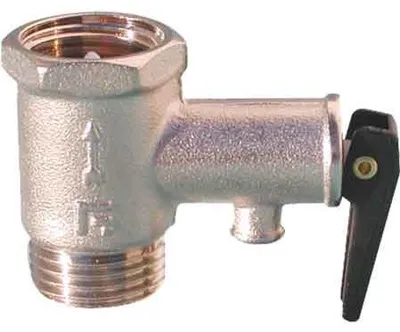Obrázok produktu pre Bezpečnostný Ventil Ohrievača Vody S Páčkou 1/2" M.f.