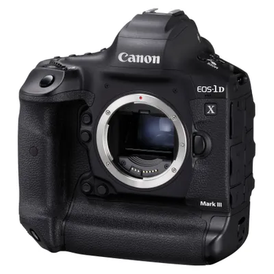 Produktbild von Canon EOS -1D X Mark III, 20,1 MP, 5472 x 3648 Pixel, CMOS, 4K Ultra HD, 1,25 kg, Schwarz
