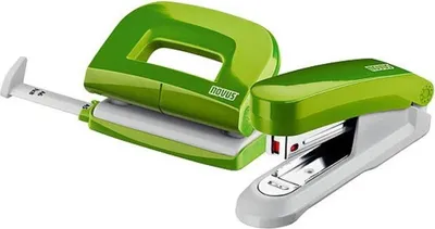 Produktbild von novus Locher und Heftgeräte Set E210/E15 grün