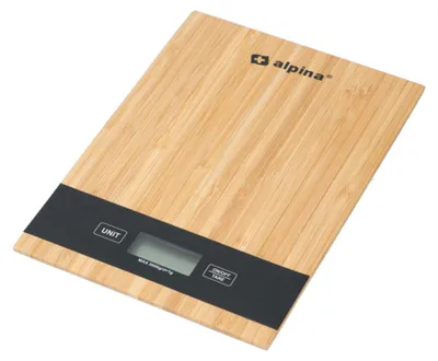 Produktbild von Digitale Bambus Küchenwaage Lebensmittelwaage Feinwaage 5Kg