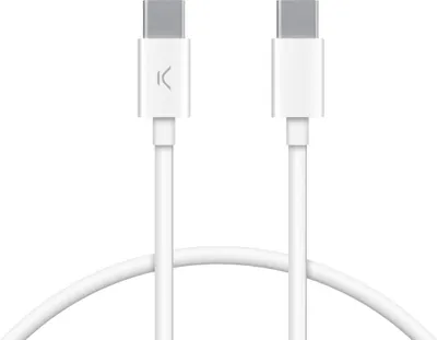 Immagine prodotto di Ksix BXCUC03SBL, 1 m, USB C, USB C, USB 3.2 Gen 1 (3.1 Gen 1), 0,48 Gbit/s, Bílá