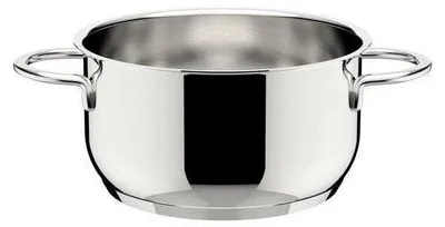 Image de Lagostina Casseruola Profonde Deliziosa Lagotherm en Acier Inox 18/10 24 cm 5,5 L