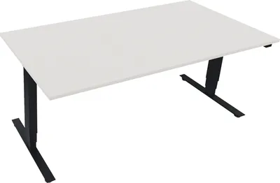 Produktbild von Sitz-/Stehtisch T-Kufe klappbar B1800xT900xH625-1285 an/Weiß