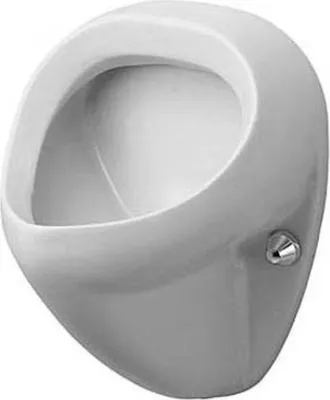 Produktbild von Duravit Urinal BILL 345 x 350 mm, Zulauf von hinten, ohne Fliege weiß