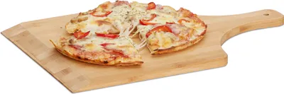 Obrázok produktu pre relaxdays bambusová škrabka na pizzu