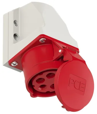 Image de Prise murale fixe 16A 5P 400V 6h IP44 115-6