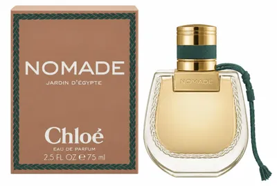Productafbeelding van Chloé Nomade Jardin d'Égypte, voor dames, 75 ml, parfum (vloeibaar), spray, ingrediënten: ALCOHOL DENAT., PARFUM/FRAGRANCE, AQUA/WATER/EAU, TETRAMETHYL ACETYLOCTAHYDRONAPHTHALENES,..., 1 stuk