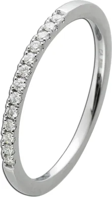 Produktbild von Memoire Alliance Brillant Ring Weißgold 585 14K Diamanten 0.15ct 19