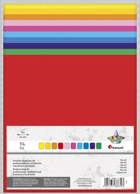 Immagine prodotto di Feltro per decorazione v4 MIX 10 arca 20x30 cm Titanum