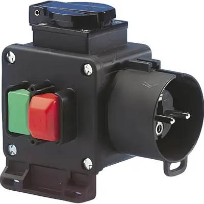 Immagine prodotto di Interruttore di sicurezza TRIPUS 230V IP44 – Protezione contro il riavvio per seghe circolari, fresatrici e banchi da lavoro