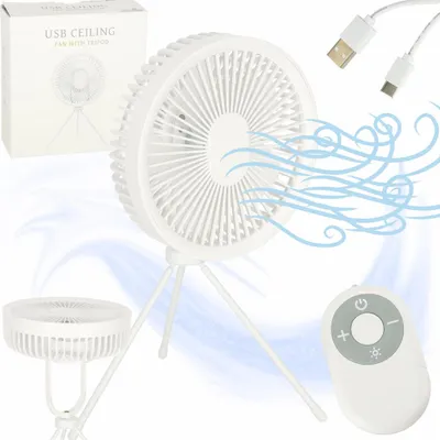 Immagine prodotto di Mini ventilatore da tavolo bianco