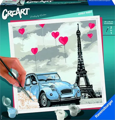 Obrázok produktu pre Ravensburger Maľovanie podľa čísel Čarovný Paríž
