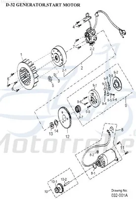 Produktbild von AEON Anlasserfreilauf Overland 180 Quad ATV 180ccm 4Takt Motorroller.de Anlasser-Freilauf Starterkupplung Elektrostartfreilauf E-Starterfreilauf UTV