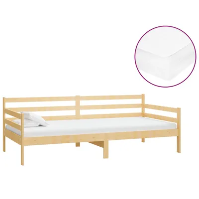 Image de vidaXL Lit de jour avec matelas 90x200 cm pin massif