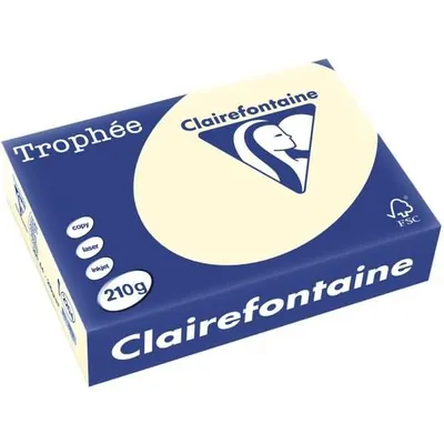 Produktbild von Clairefontaine Multifunktionspapier Trophée DIN A4 210 g/qm sand 250 Blatt