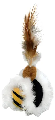 Immagine prodotto di Palla di peluche Nobby con piume, con erba gatta 5 cm