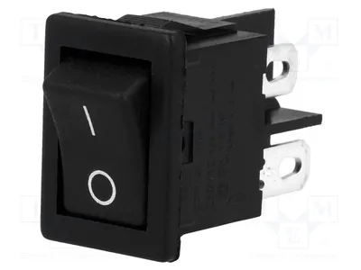 Immagine prodotto di 1 interruttore a levetta, 10A/28VDC, posizione: 2, codice prodotto: T8550VBBB076W, funzionamento: OFF-ON, 10A/250VAC, colore: nero