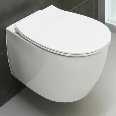 Obrázok produktu pre Sada toaletného WC Home 2.0, bez okrajového splachovania, vrátane toaletného sedadla