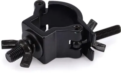 Produktbild von Riggatec Halbschelle - Halfcoupler klein schwarz bis 75 kg (32 - 35 mm)