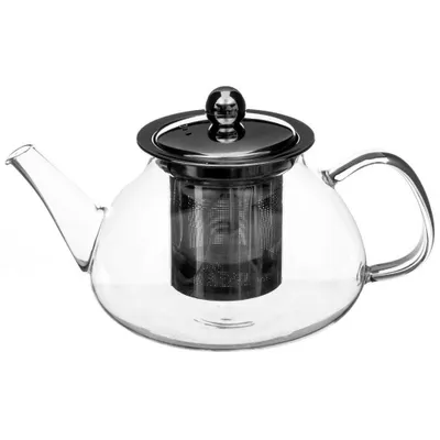 Zdjęcie produktu dla Szklany dzbanek, zaparzacz do herbaty - 850 ml