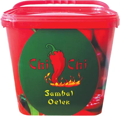 Produktbild von SAMBAL OELEK Chili Gewürzpaste scharf im Eimer CHI-CHI 10KG