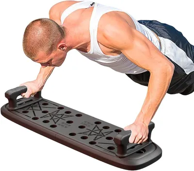 Image de Barres de musculation – Accessoire de fitness – Entraînement de la force pour le haut du corps – Prise ergonomique – 64 x 19 cm – Noir