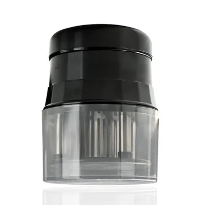 A close-up studio shot of a meat tenderizer.