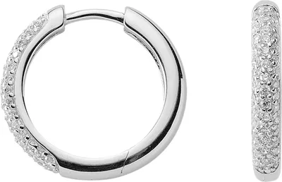 Obrázok produktu pre Creolen Silber 925/rh Ø 18,00 mm Zirkonia