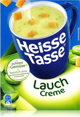 Produktbild von Heisse Tasse Lauch Creme mit Croûtons 3 Beutel á 17,6g (1er Pack)