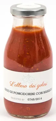 Produktbild von Tomatensauce mit Kirschtomaten 250 ml . - L'albero dei golosi