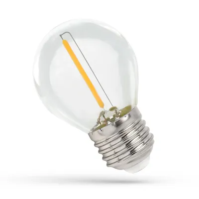 Produktbild von Spectrum LED Leuchtmittel für Weihnachtsbeleuchtung & Lichterketten Filament E27 230V 1W klar 1800K