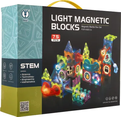 Produktbild von Teddies Magnetische Kugelbahn 75 Stück