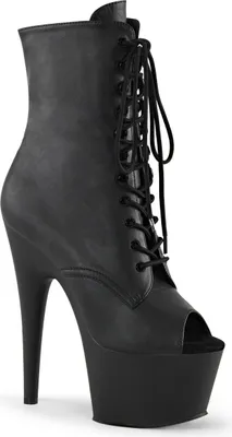 Produktbild von ADORE-1021 Damen Booties von Pleaser, Schwarz Matt , EU 39, US 9