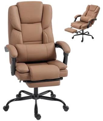 Produktbild von HOMCOM Bürostuhl, Ergonomischer Schreibtischstuhl mit Verstellbar Rückenlehne