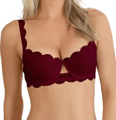 Produktbild von Nina von C. Silver Edition Push-Up Dirndl-BH Mit Spitzen-Details, Zaubert ein tolles Dekolleté, Mit wattierten Cups