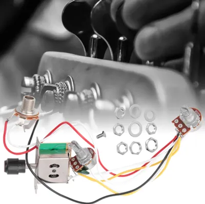Obrázok produktu pre Zväzok káblov,Zväzok káblov elektrickej gitary,Elektrická gitara 250K potenciometer,Predpájaný zväzok káblov,Príslušenstvo hudobných nástrojov,Časti elektrickej gitary