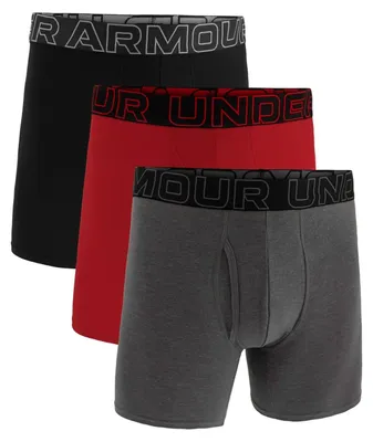 Productafbeelding van Under Armour Boxershorts Heren Ua Perf Baumwolle 6In-Grijs 1383889-025__SM