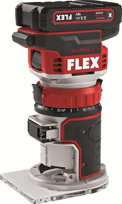 Produktbild von Flex Akku Kanten- und Oberfräse (mit Akku, 18 V, mit Nullfunktion) 531635