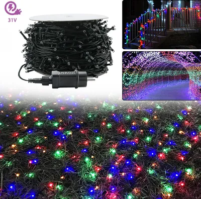 Obrázok produktu pre XINZI LED rozprávkové svetlá - 80 m 800 LED, farebné, 8 režimov, IP44, dekoratívne rozprávkové svetlá na párty, oslavy, svadbu, Vianoce
