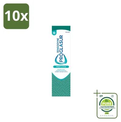 Produktbild von 10 x Sensodyne Proglasur Fresh & Clean Zahnpasta - 75 ml - Großpackung - 10 Stücke