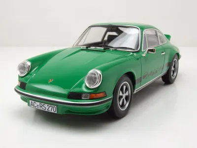 Obrázok produktu pre Norev 187680 Porsche 911 Carrera RS 1973 zelená čierna 1:18