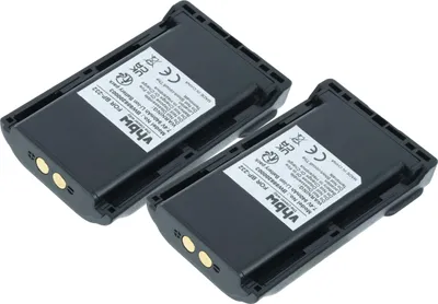 Produktbild von vhbw 2x Akku kompatibel mit Icom IC-F3061, IC-F3061S, IC-F3062, IC-F3061T, IC-F3062T, IC-F3062S Funkgerät, Walkie Talkie (940 mAh, 7,4 V, Li-Ion)