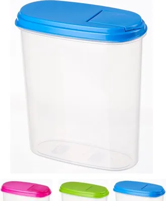 Obrázek produktu pro dóza 2,00l 18,5x9,5x21cm, sypací, plast_EXTPLASTIMEX