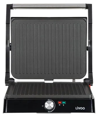 Fleisch- und Paninigrill 2200 W, 667 cm², antihaftbeschichtet